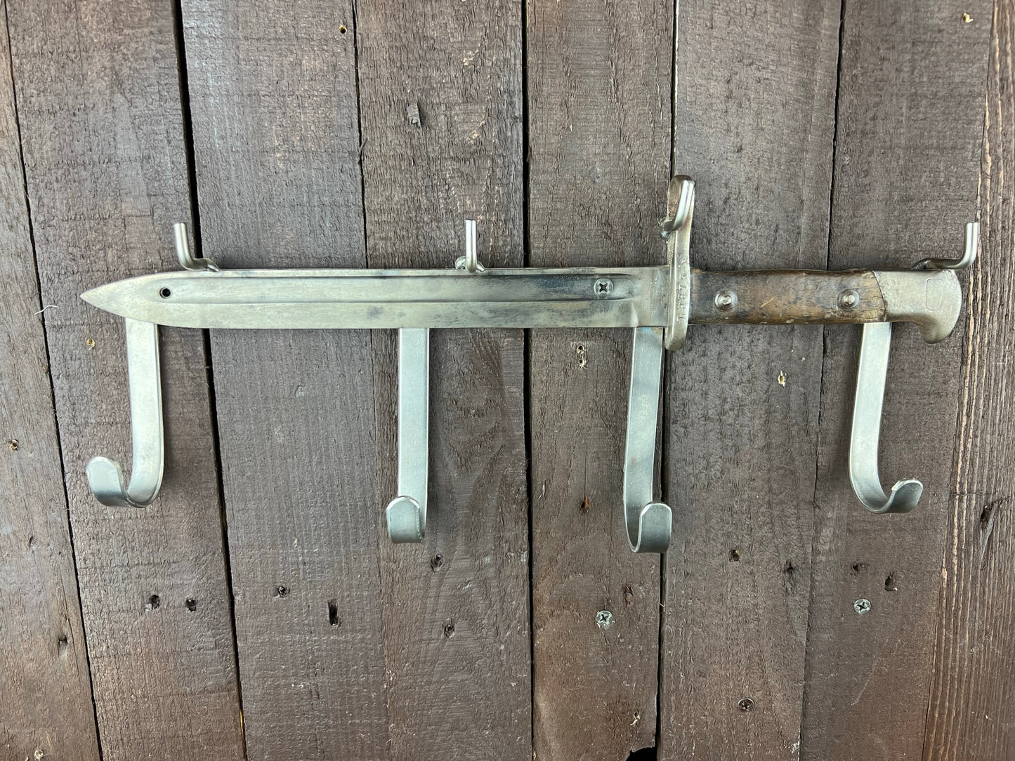 Bayonet Coat & Key Rack Left