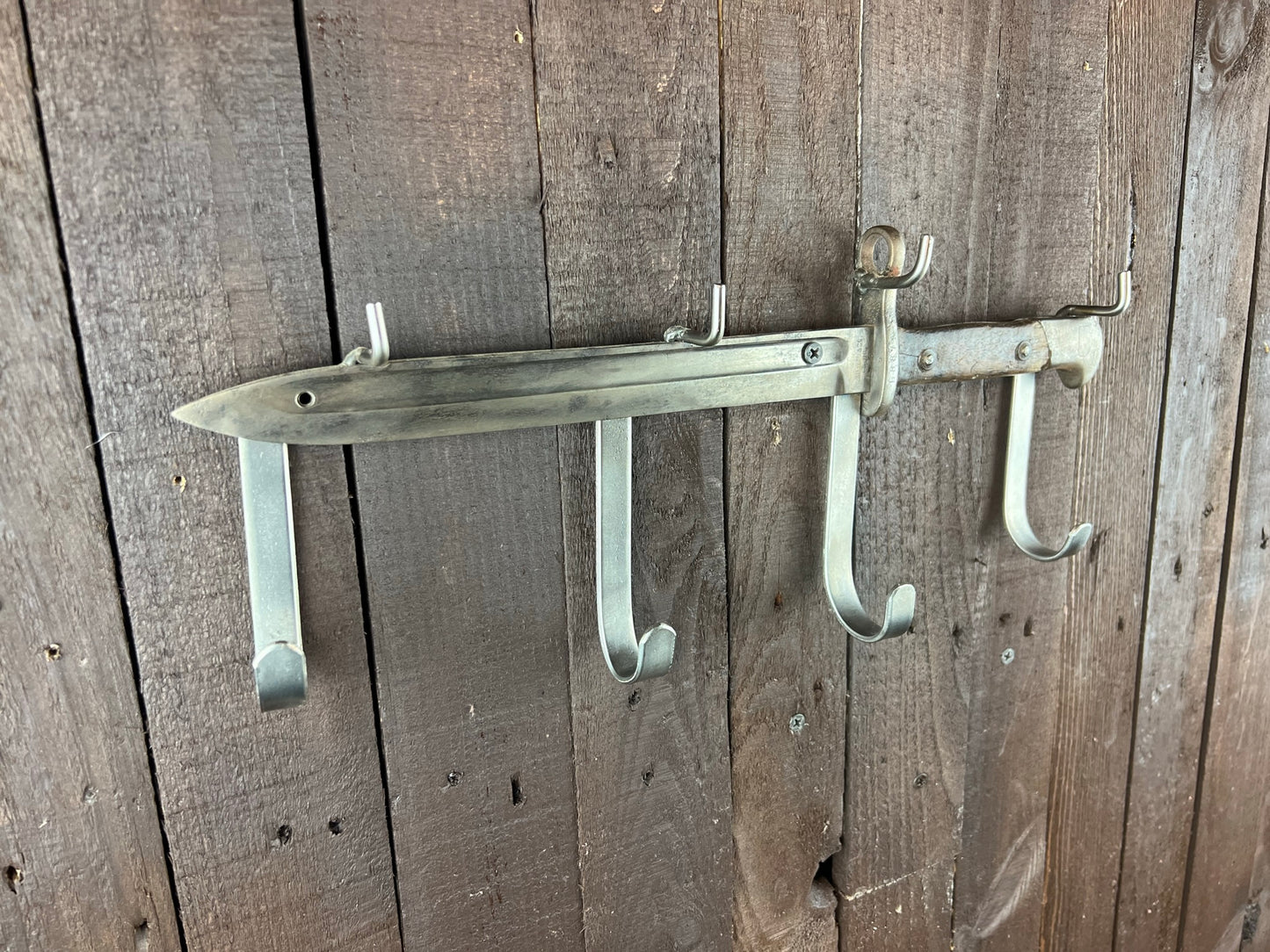 Bayonet Coat & Key Rack Left